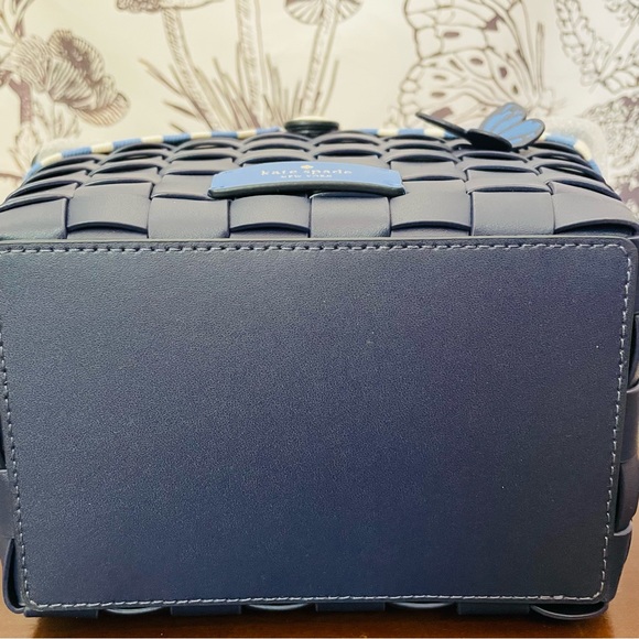 • NWT KATE SPADE PICNIC 3D BASKET FLUTTER FLY BUTTERFLY BASKET BIFOLD WALLET SET - Picture 8 of 14